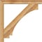 Ekena Millwork Imperial Block Rough Sawn Bracket w/ Offset Brace, Western Red Cedar, 6"W x 46"D x 46"H BKT0604X46X46IMP05RWR - alternate 2